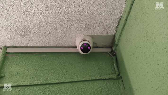 Установка видеонаблюдения в подъезде