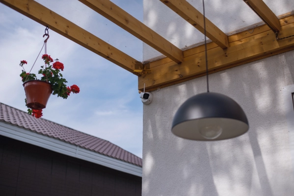 Установка WiFi видеонаблюдения на участке