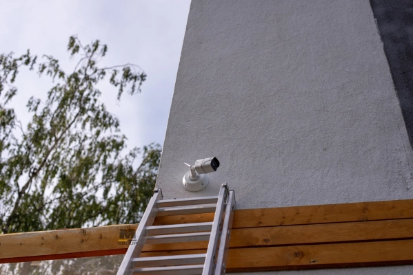 Установка WiFi видеонаблюдения на участке