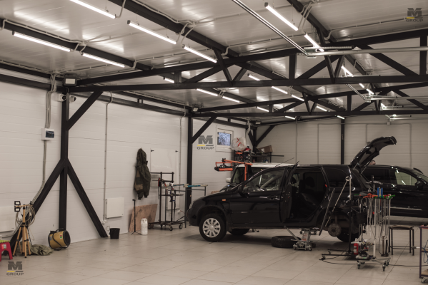 Установка видеонаблюдения в детейлинге