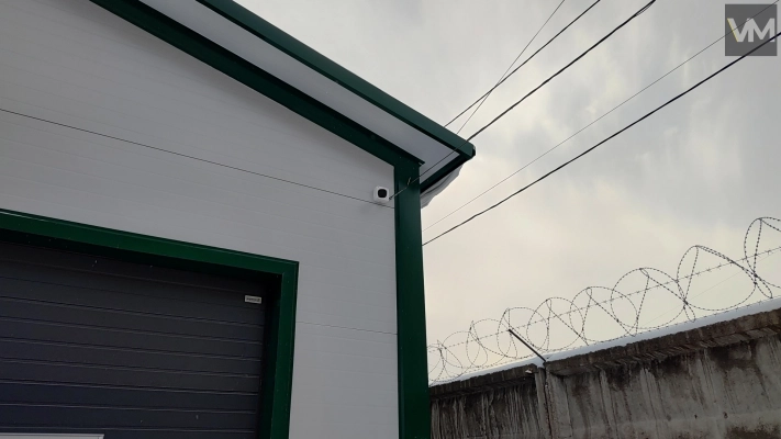 Установка видеонаблюдения на автомойке