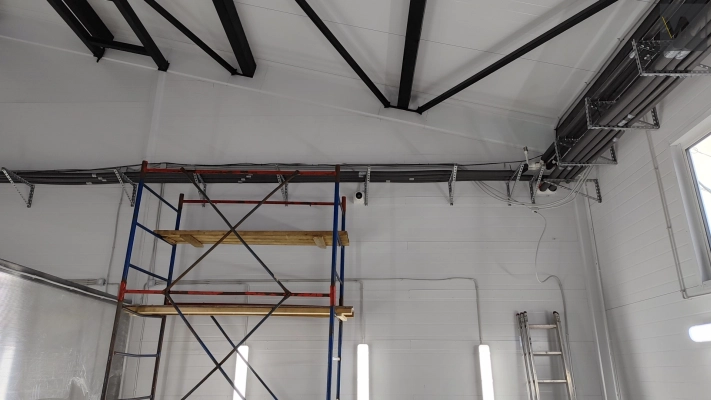 Установка видеонаблюдения на автомойке